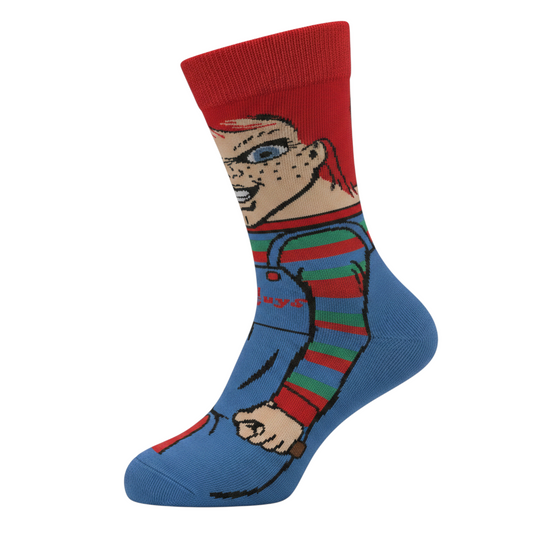 "Wanna Play?" Good Guys Horror Socks