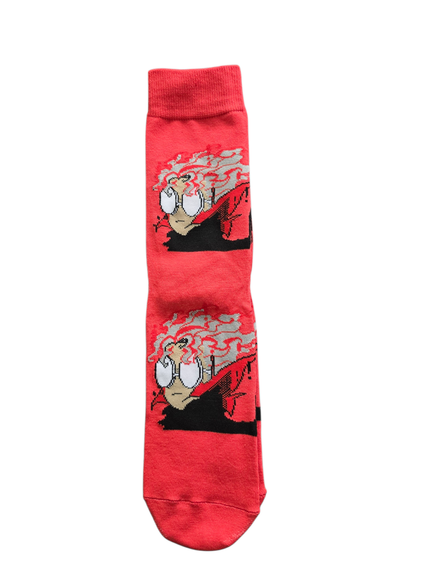 "Turbo Granny Curse" Okarun Graphic Crew Socks