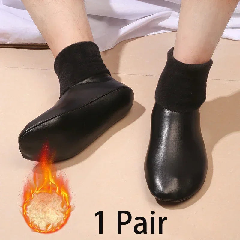 Cozy Grip House Socks — Plush Thermal Non-Slip Socks for Lounging