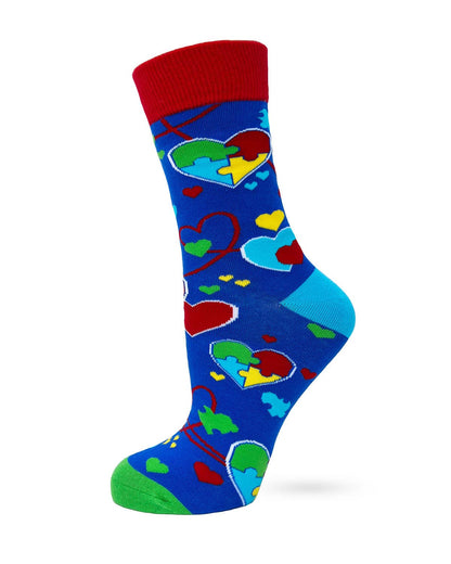 Fabdaz - I Love Someone With Autism Women's Crew Socks