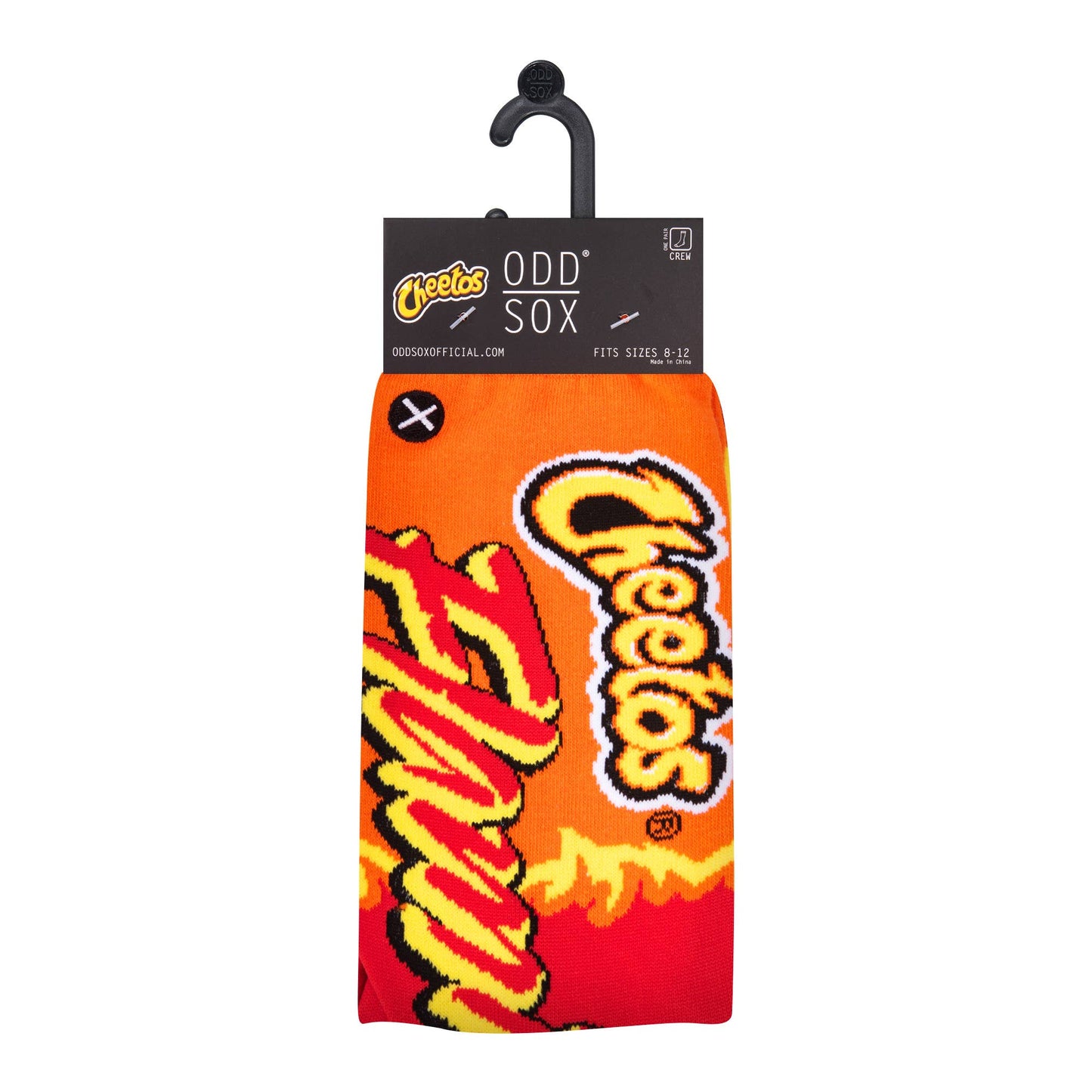 Odd Sox - Flamin Hot Split - Mens Crew Straight
