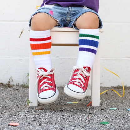 Pride Socks - Toddlers Tube Socks- Courage