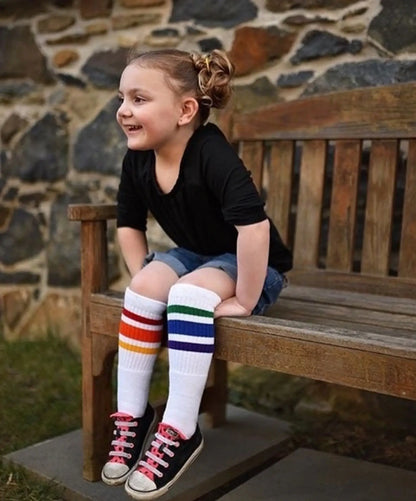 Pride Socks - Kids Tube Socks- Courage