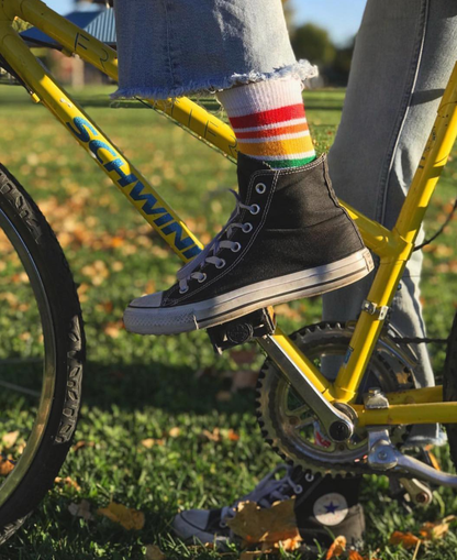 Pride Socks - Low Cut Athletic- Large/Fearless
