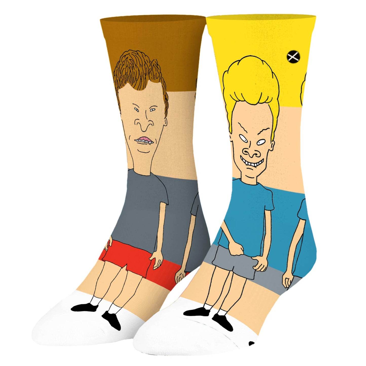 Odd Sox - Beavis & Butthead 360 - Mens Crew Straight