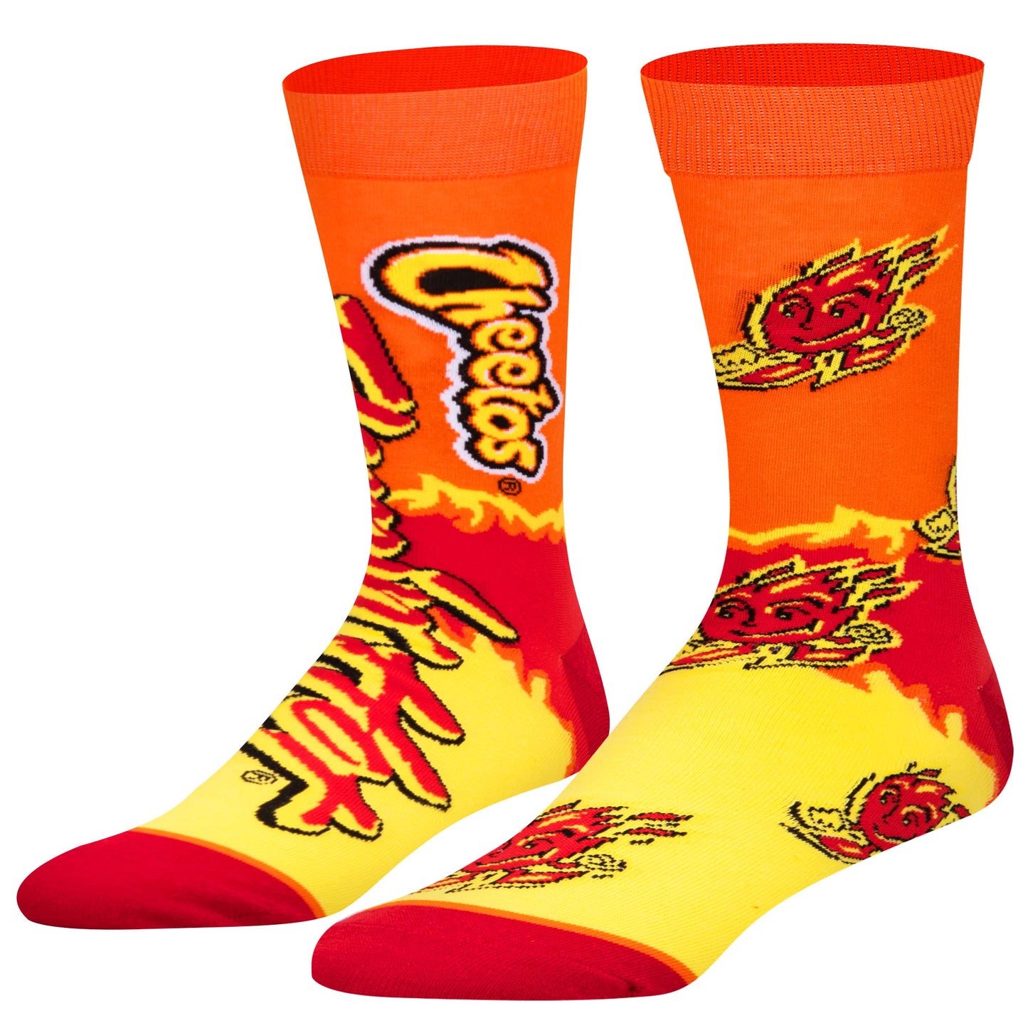 Odd Sox - Flamin Hot Split - Mens Crew Straight
