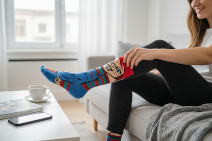 "Wanna Play?" Good Guys Horror Socks