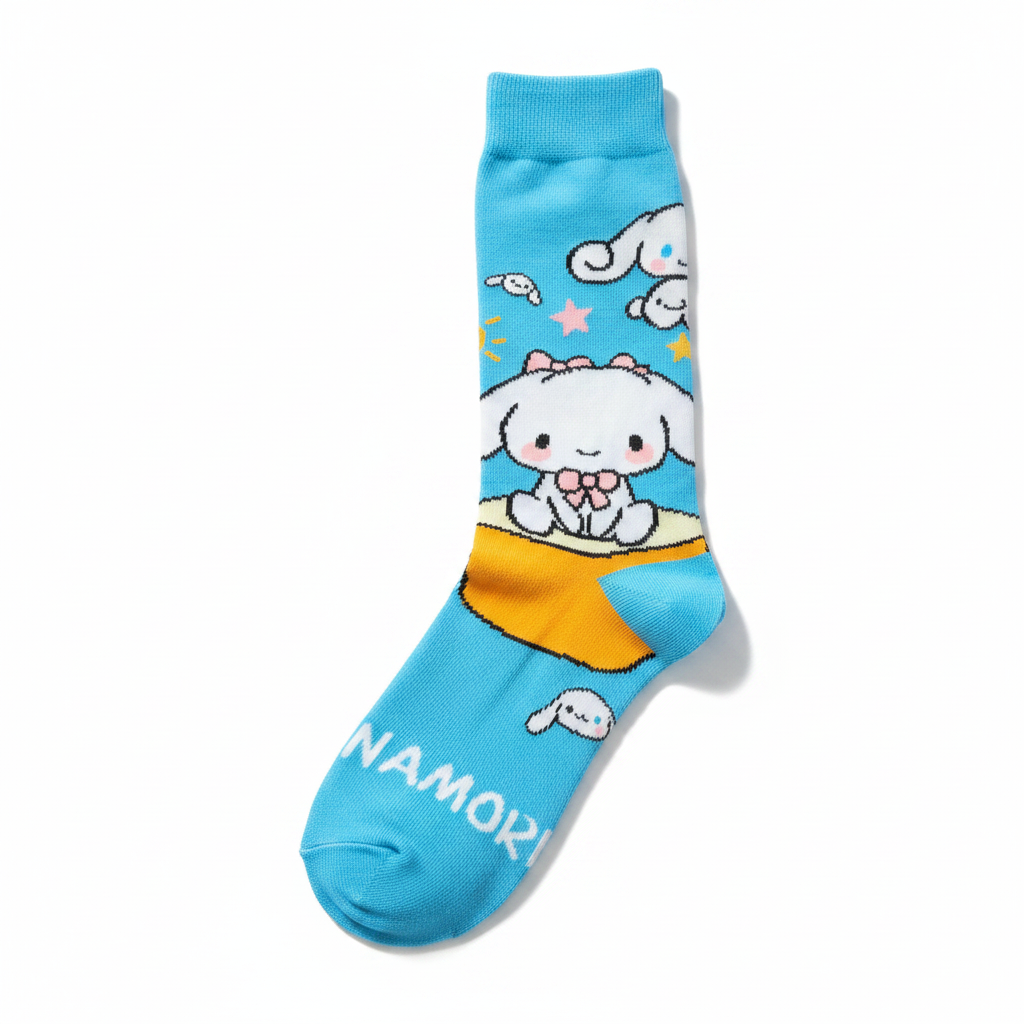 "Sweet as a Cloud" Cinnamoroll Character Socks