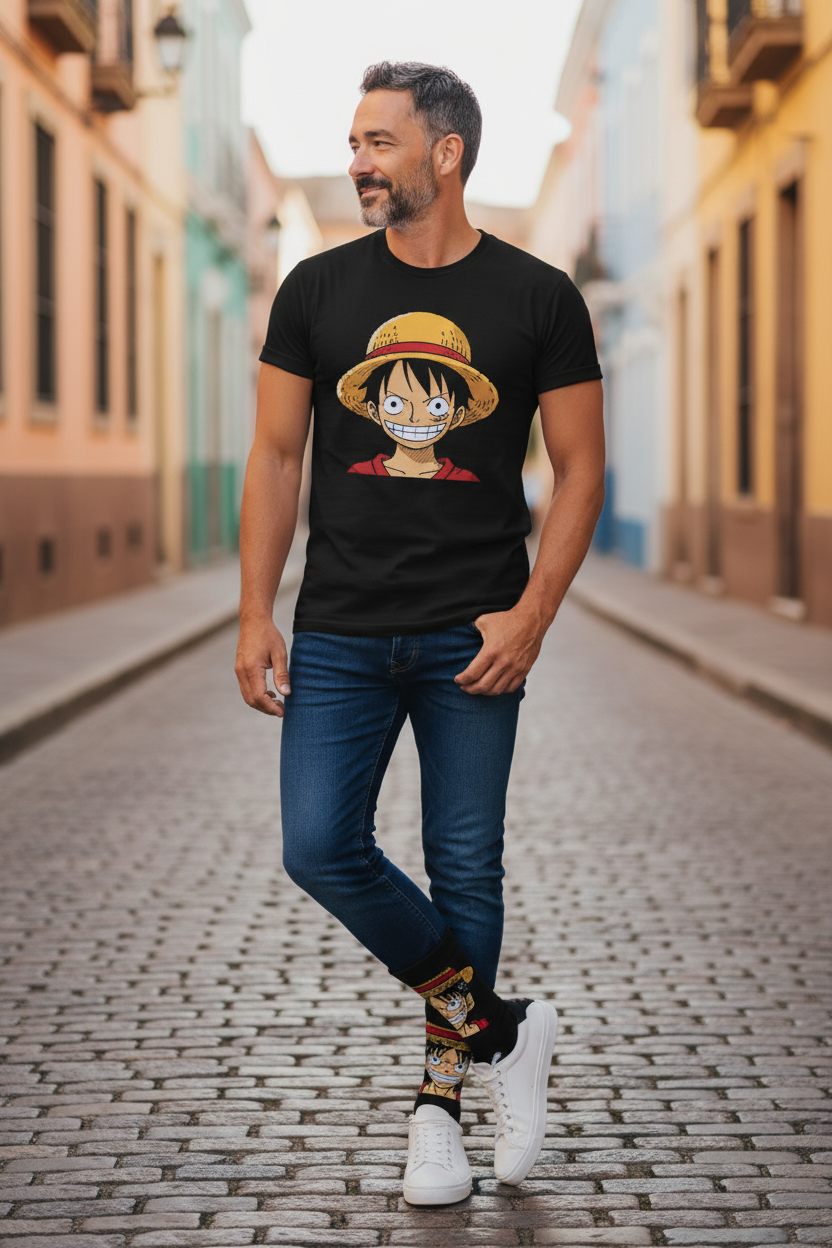 Luffy & Straw Hat Pirates Anime Crew Socks