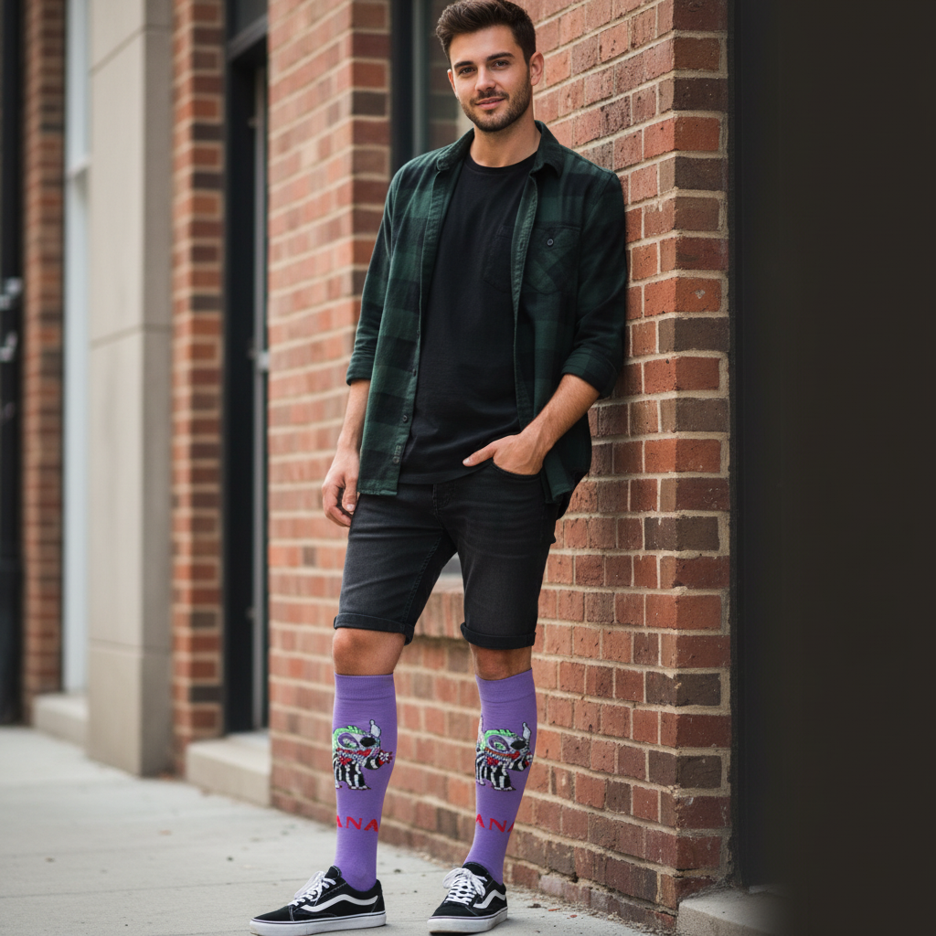 "Stitchjuice" Mashup Horror-Comedy Socks