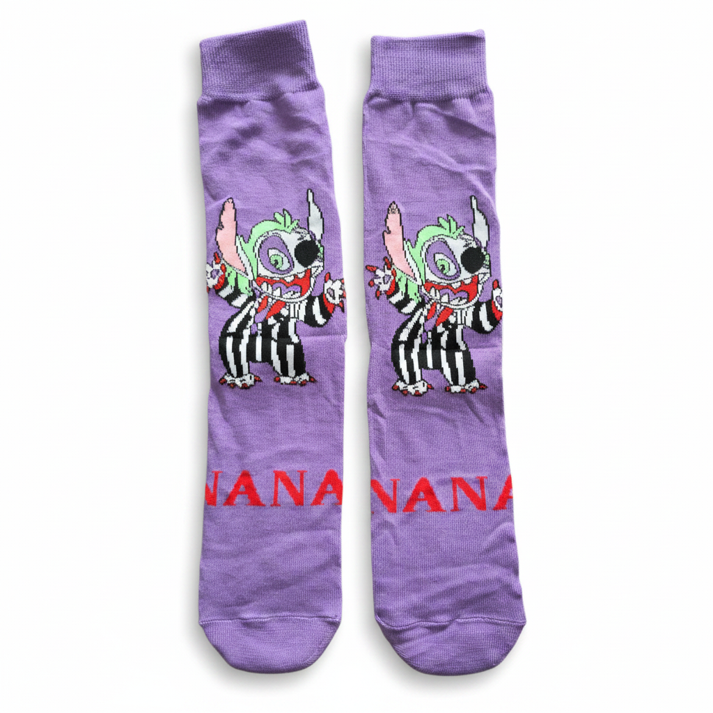 "Stitchjuice" Mashup Horror-Comedy Socks