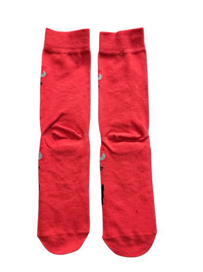 "Turbo Granny Curse" Okarun Graphic Crew Socks