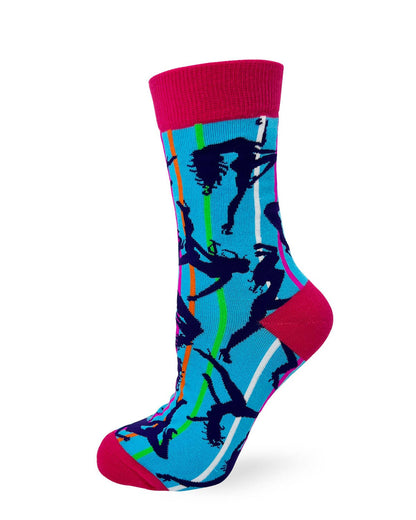 Fabdaz - Workin' Harder Than an Ugly Stripper Women's Crew Socks