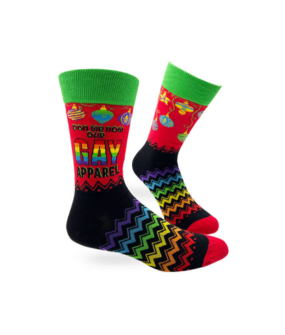 Fabdaz - Don We Now Our Gay Apparel Men's Novelty Crew Socks