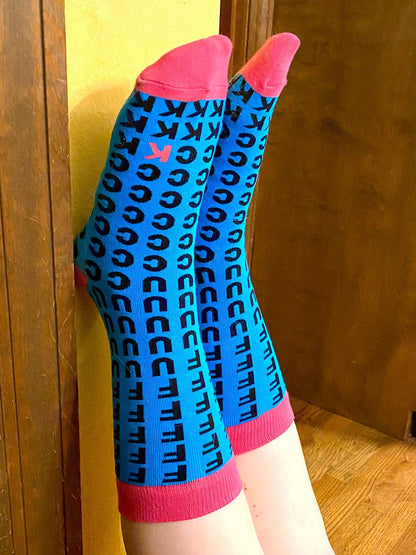 Fabdaz - FFFFFFUUUUCCCCCKKK Women's Crew Socks