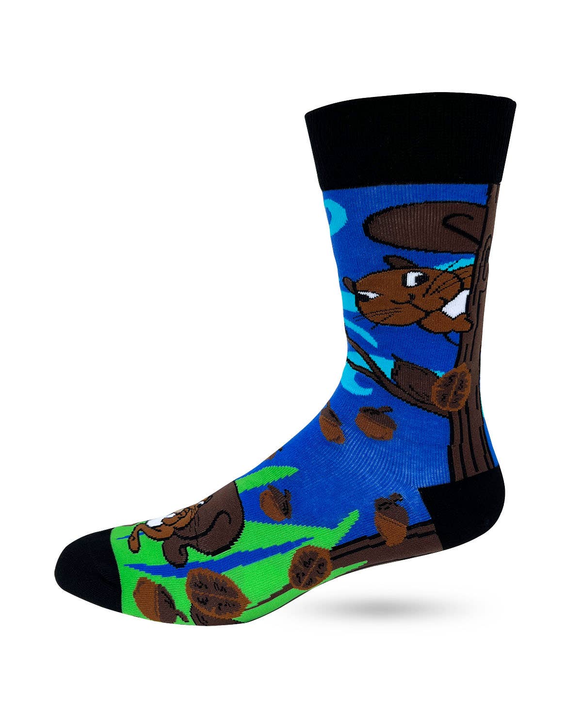 Fabdaz - Protect Your Nuts Men's Novelty Crew Socks