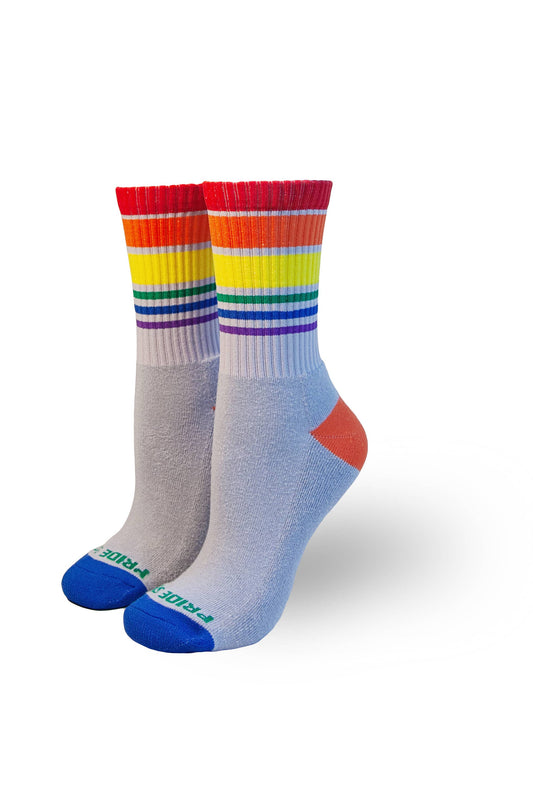 Pride Socks - Legacy Rainbow Crew Sock- Unisex