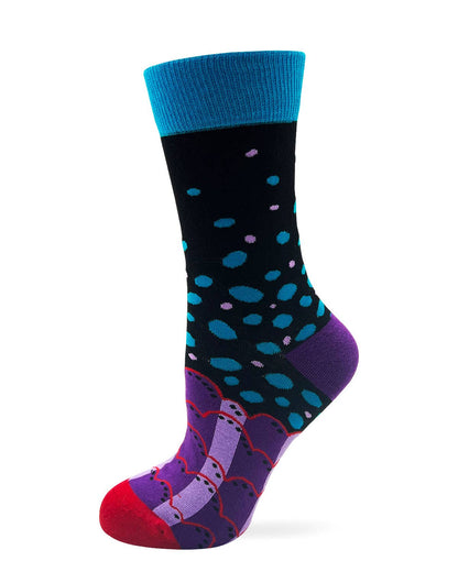 Fabdaz - Peace Out Frog Women's Novelty Crew Socks