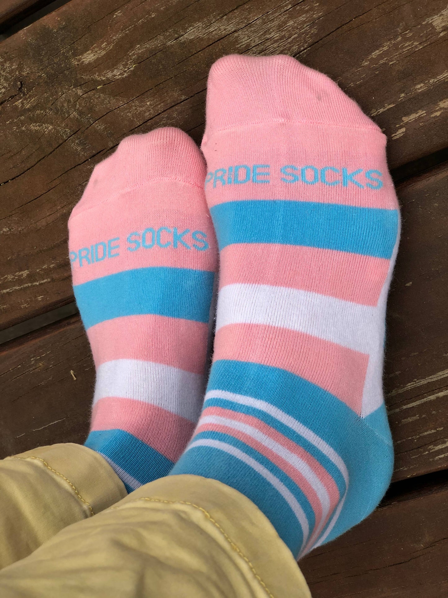 Pride Socks - Unisex Transgender Business Crew Socks