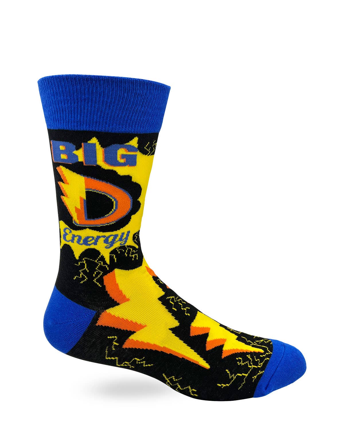 Fabdaz - Big D Energy Men's Novelty Crew Socks