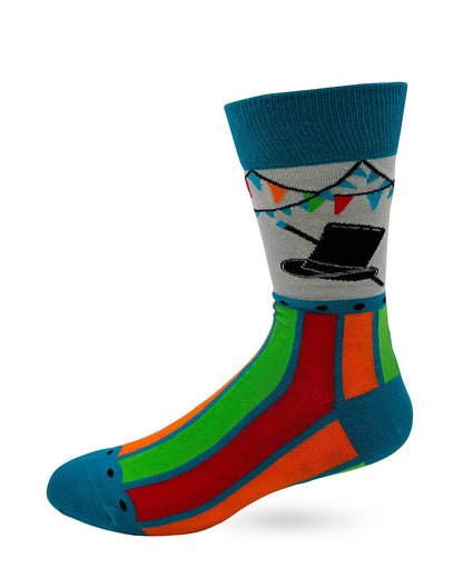 Fabdaz - Ringmaster Of The Shit Show Men's Novelty Crew Socks