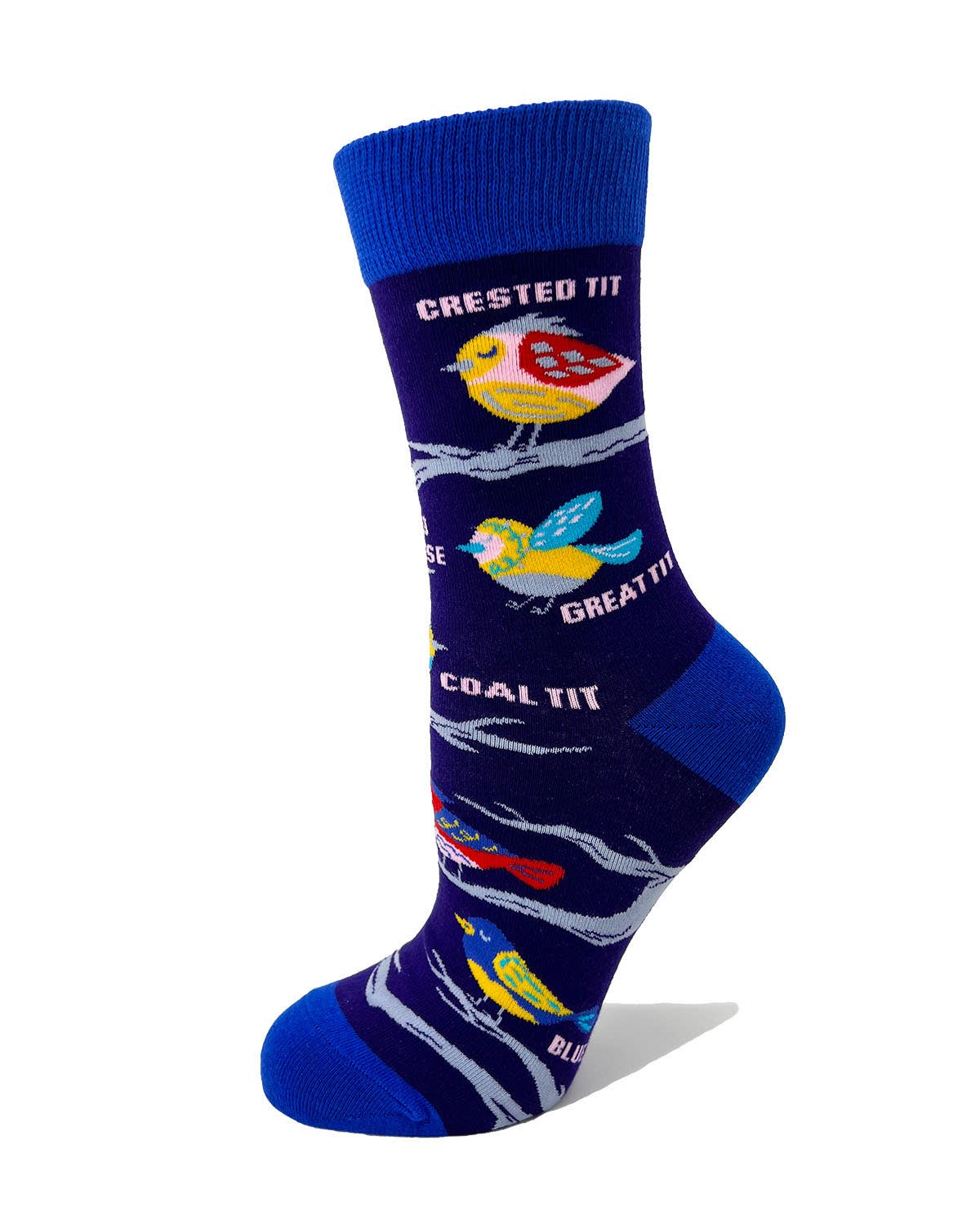Fabdaz - "Nice Tits" Ladies' Novelty Crew Socks Featuring Cute Birds