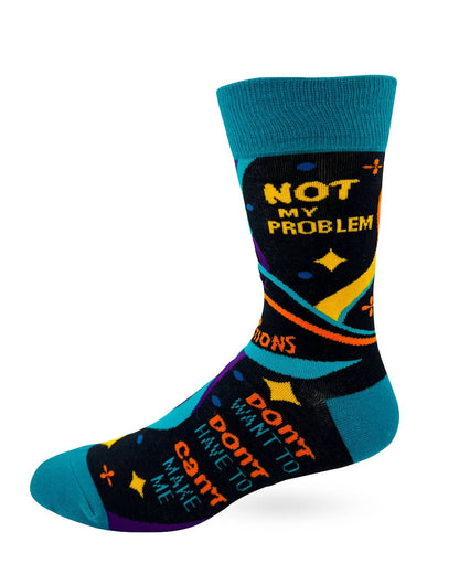 Fabdaz - Retired Ask Someone Else Men's Novelty Crew Socks