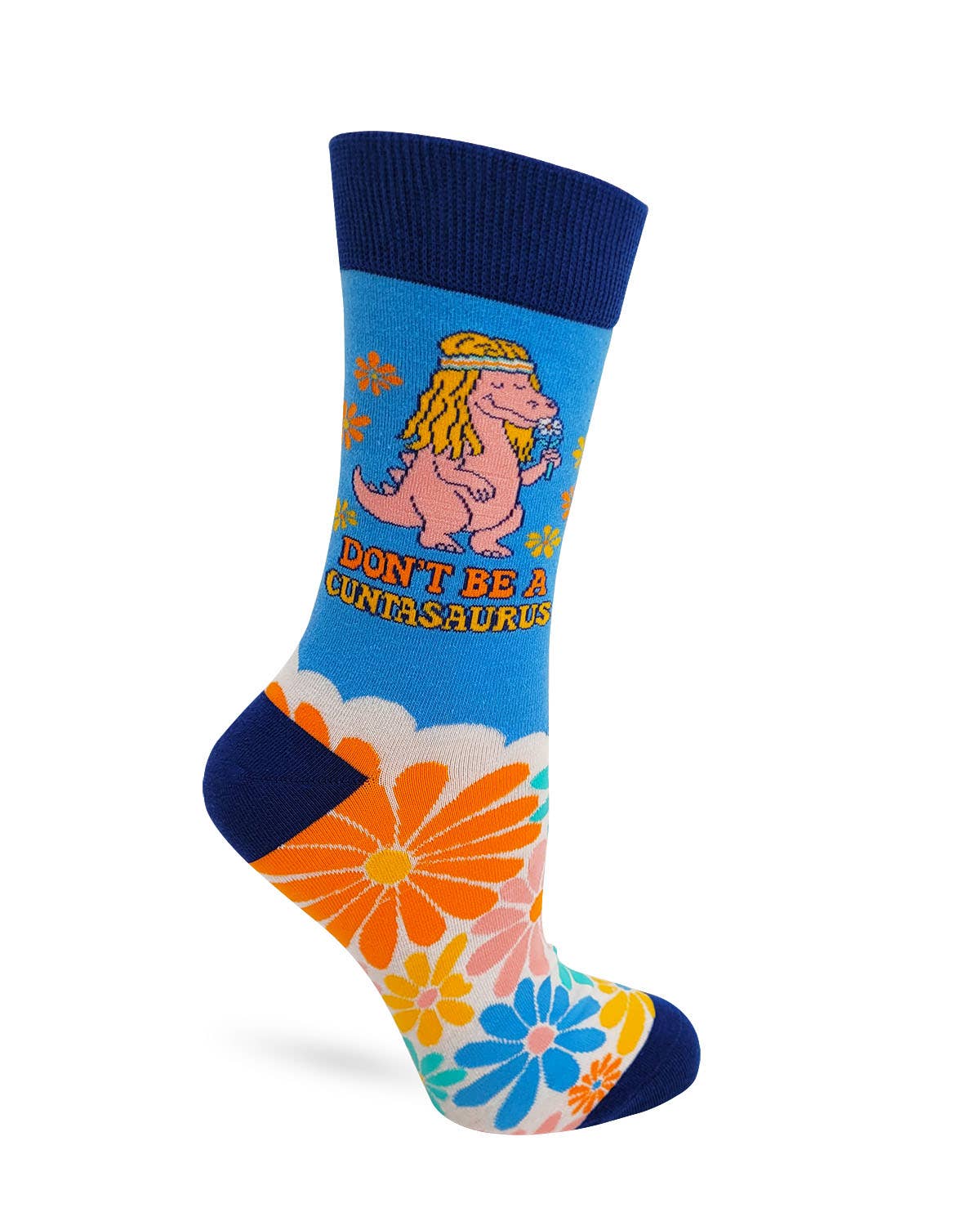 Fabdaz - Don't be a Cuntasaurus Women's Crew Socks