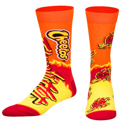Odd Sox - Flamin Hot Split - Mens Crew Straight
