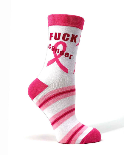 Fabdaz - F**k Cancer Women's Crew Socks