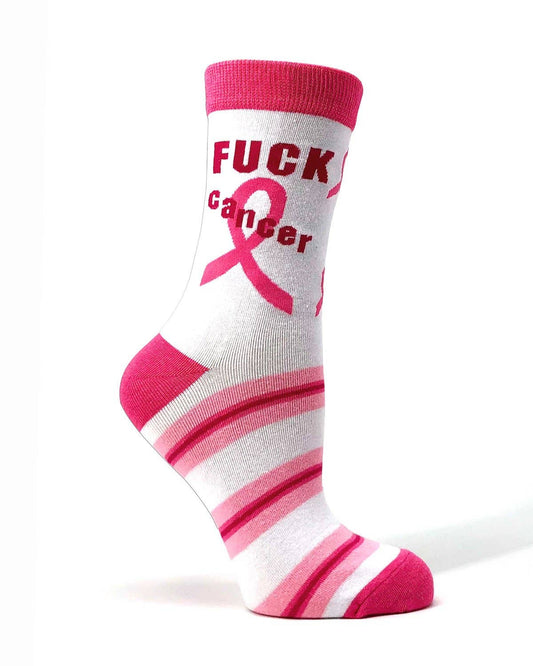 Fabdaz - F**k Cancer Women's Crew Socks