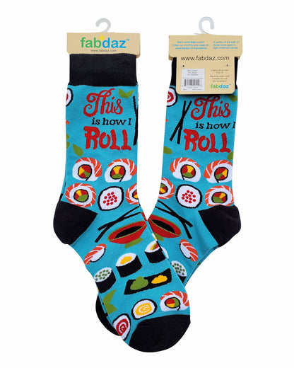 Fabdaz - This Is How I Roll Women's Crew Socks
