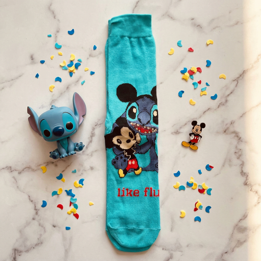 "Cousins from Another Planet" Mashup Crew Socks