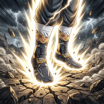"Spirit Realm" Okarun Battle-Ready Socks