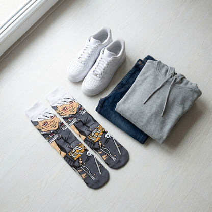 "Spirit Realm" Okarun Battle-Ready Socks