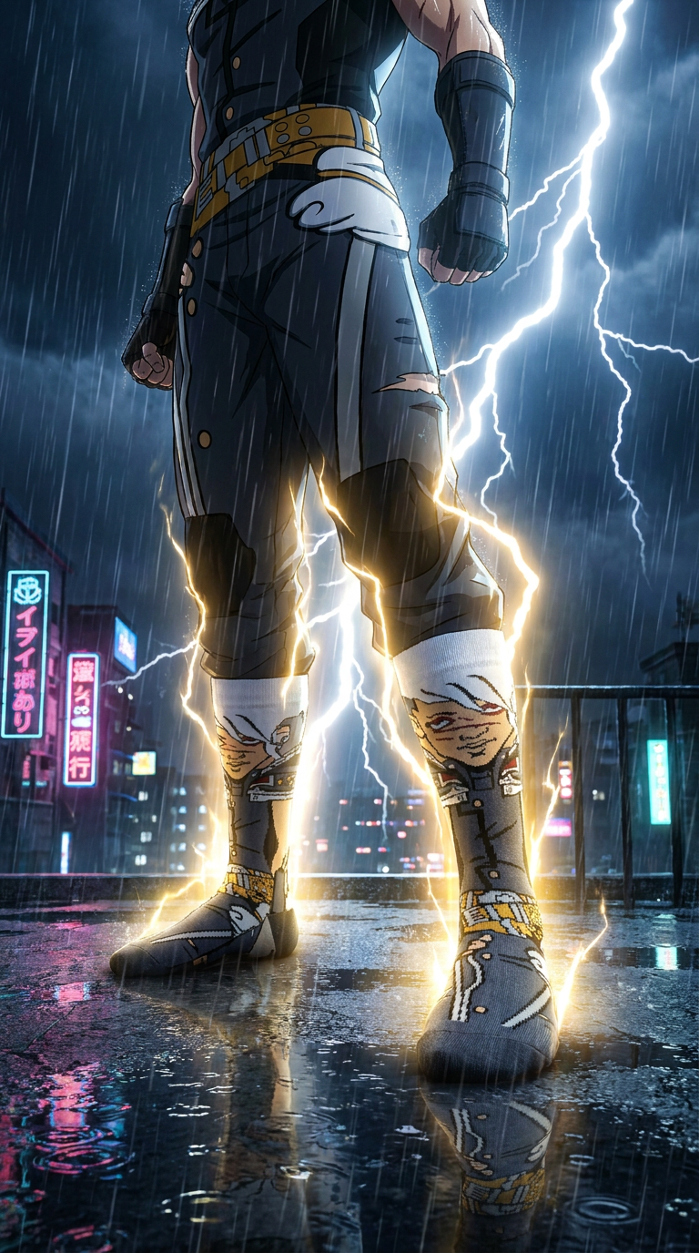 "Spirit Realm" Okarun Battle-Ready Socks