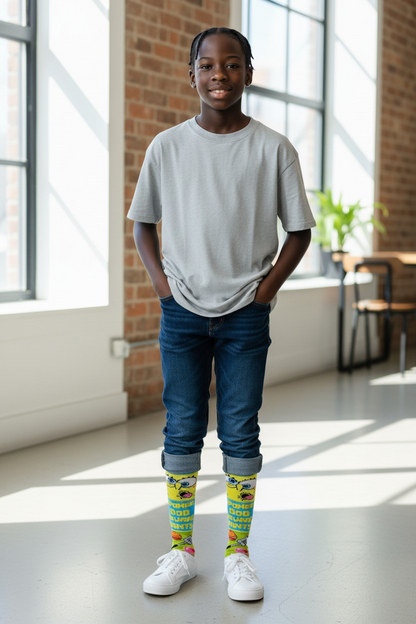 "I'm Ready!" SpongeBob SquarePants Graphic Socks