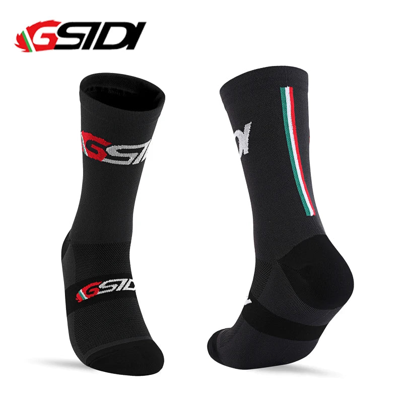Gsidi New Compression Cycling Socks Unisex Size Six To Fourteen