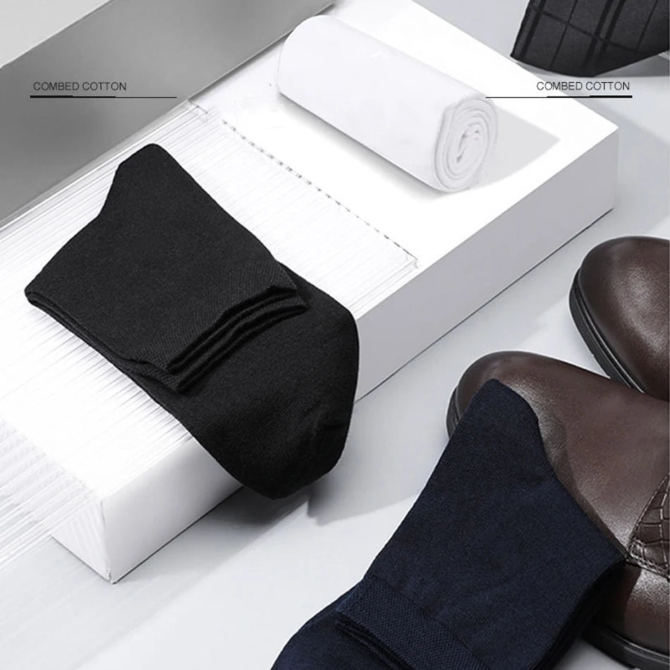 10 Pairs Men's Cotton Plus Size 38-47