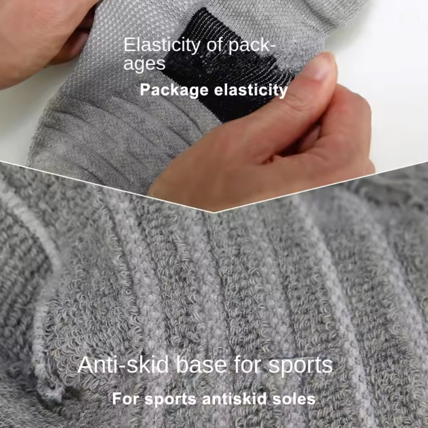3/6 Pairs Running/Hiking Mesh Athletic Terry Socks