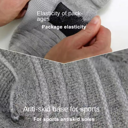 3/6 Pairs Running/Hiking Mesh Athletic Terry Socks