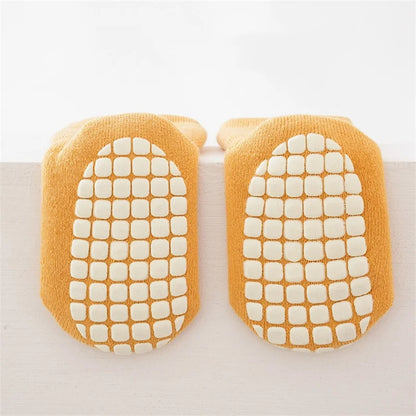Tiny Steps Baby Thermal Socks — 3 Pairs Non-Slip Winter Socks for Toddlers