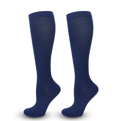 Unisex Compression Socks 15-20 mmHg Knee High Stocking
