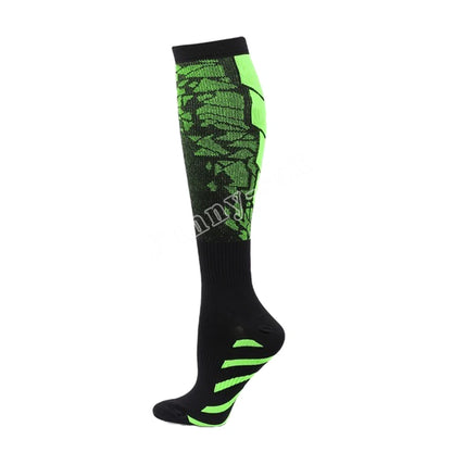Compression Running Sports Socks 20-30mmhg for Flight Travel Pregnancy Edema Diabetes Varicose Veins