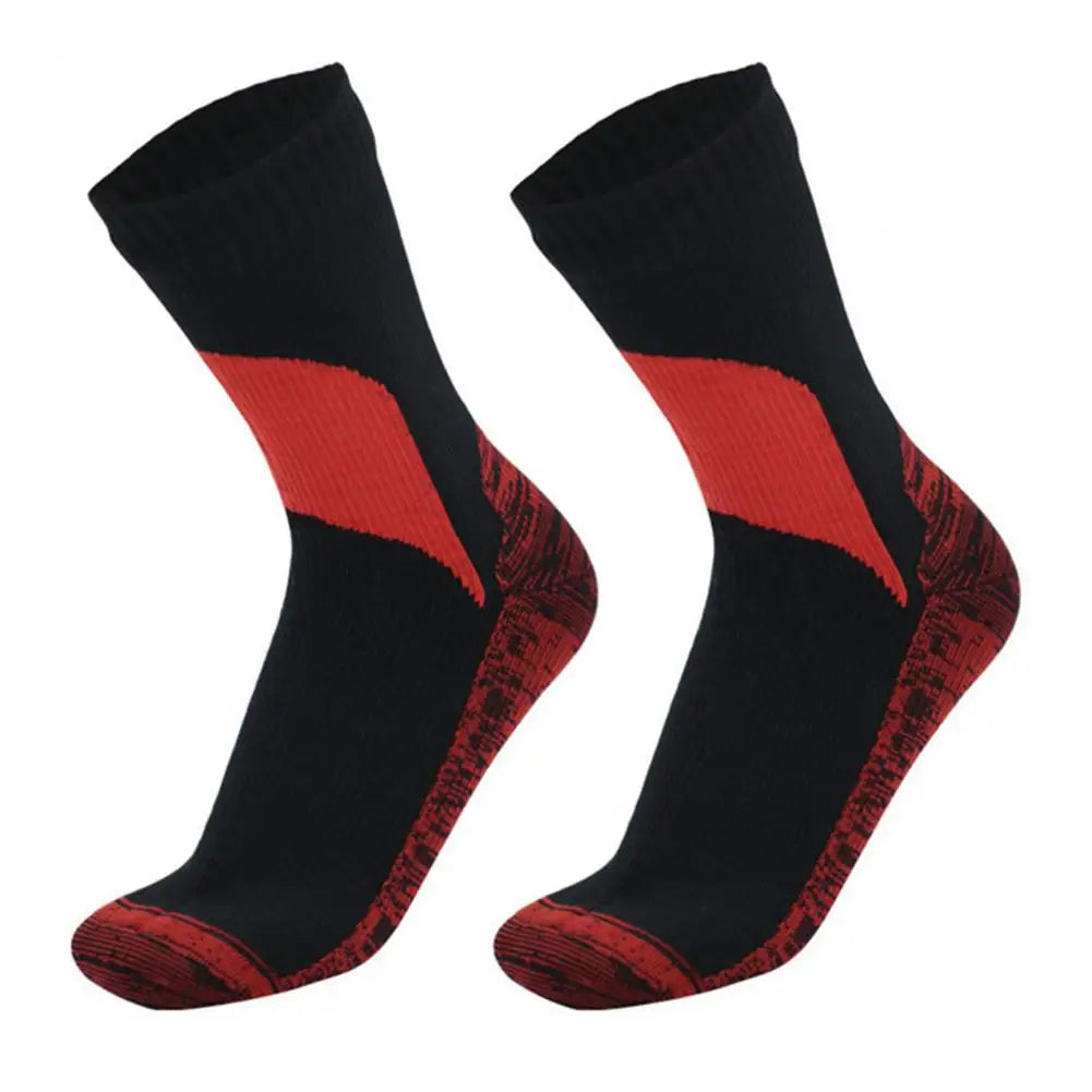 Trail Shield Waterproof Hiking Socks — Breathable Mid-Calf Winter Socks