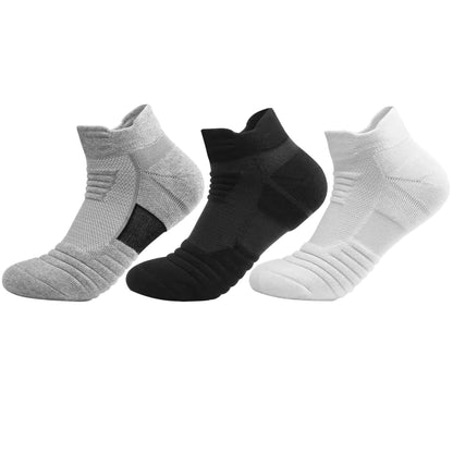 3/6 Pairs Running/Hiking Mesh Athletic Terry Socks