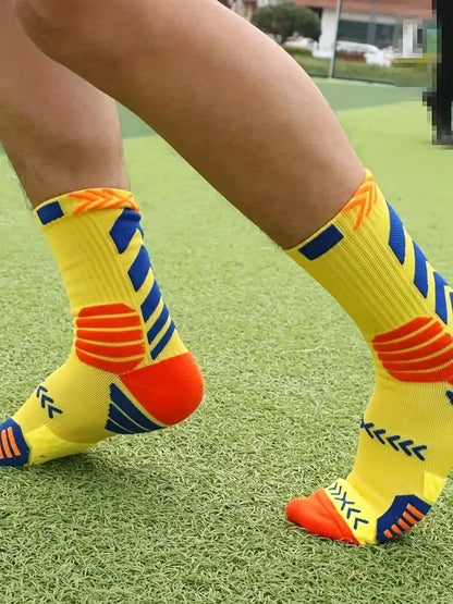 3 Pairs Thick Compression Professional Athletic Socks