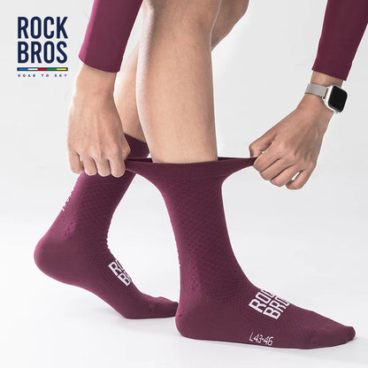 Rockbros Unisex Cycling Socks Nylon Elastane Knee High Comfort