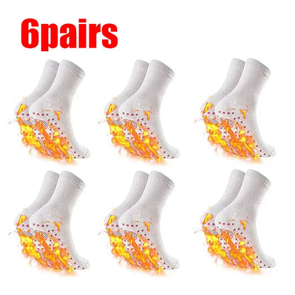Warm Step Low-Cut Thermal Socks — Soft Winter Socks for Cold Days