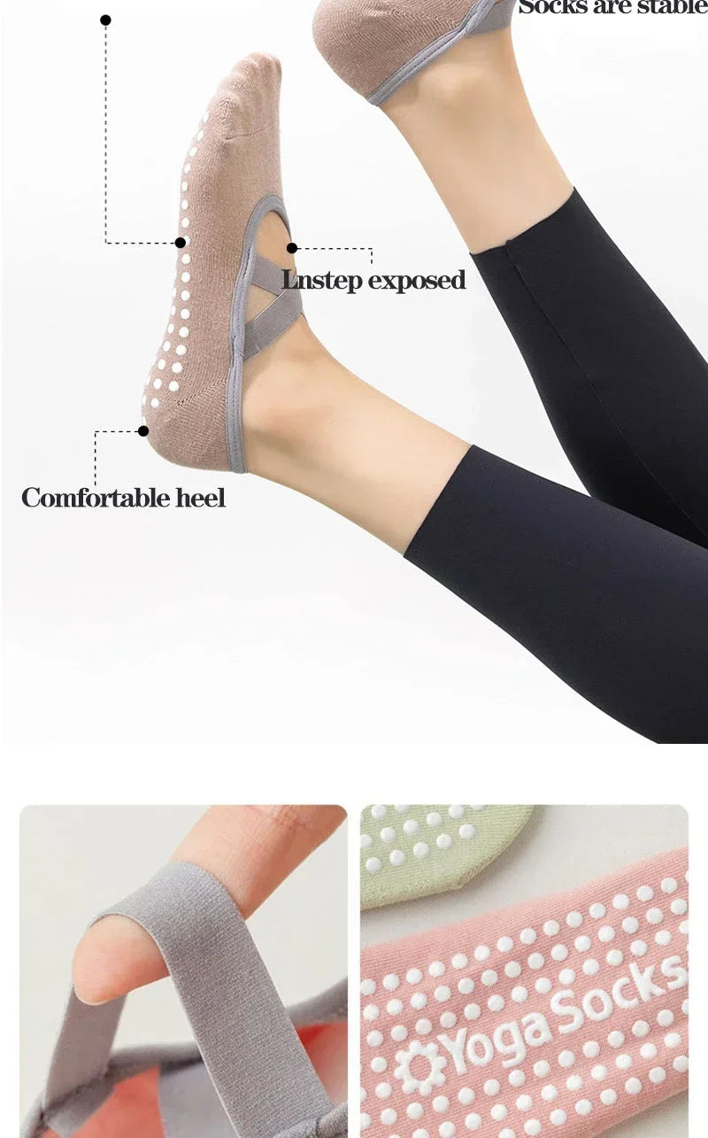 1/ 4Pair Professional Women Yoga Sock